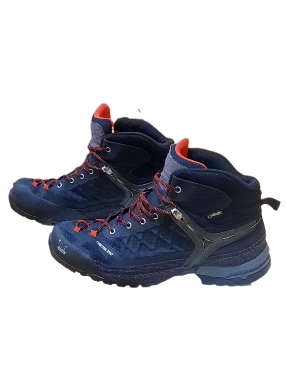 Salewa Firetail Evo Mid GTX Boots Mens Size 9.5 Black Waterproof Vibram Hiking